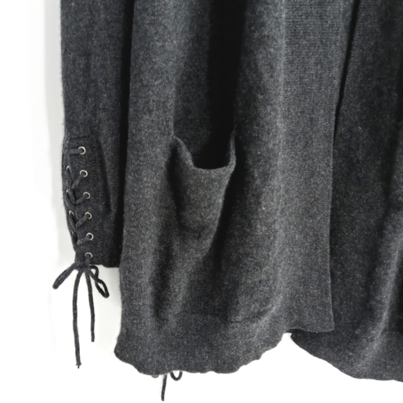 The‎ Kooples Wool & Cashmere Lace Up Sweater M - Picture 2 of 10